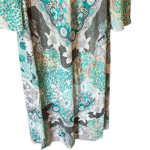 Dawson + Hellmann Absinthe Fairy Fairycore Print Kaftan - Picture 4 of 16